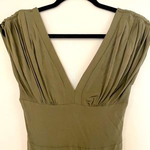 Just Cavalli Size 40 Plunge V neck Dress